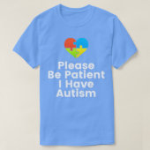 自閉症の意識Pを持っている患者さん Tシャツ (デザイン正面)