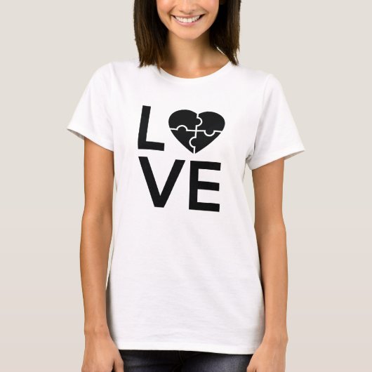 自閉症の愛 Tシャツ (正面)
