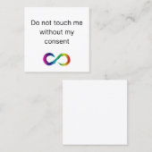 自閉症の感覚ニーズのカード コーリングカード (正面/裏面)