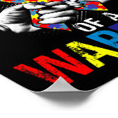 自閉症の戦士の意識の叔父 ポスター (角)