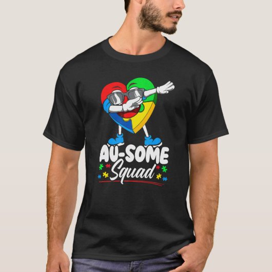 自閉症の戦士アッド自閉症A Tシャツ (正面)