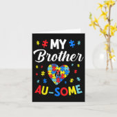 自閉症の支援と認識度私の自閉症の兄I カード (黄色い花)