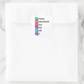 自閉症の曲芸詩 スクエアシール (バッグ)