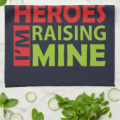 自閉症の母が私をここで育て感動的る キッチンタオル (折り畳み)