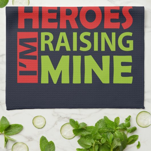 自閉症の母が私をここで育て感動的る キッチンタオル (折り畳み)