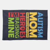 自閉症の母が私をここで育て感動的る キッチンタオル (横)