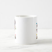 自閉症の母のメッシーバン – 心温まる母の日 コーヒーマグカップ (中央)