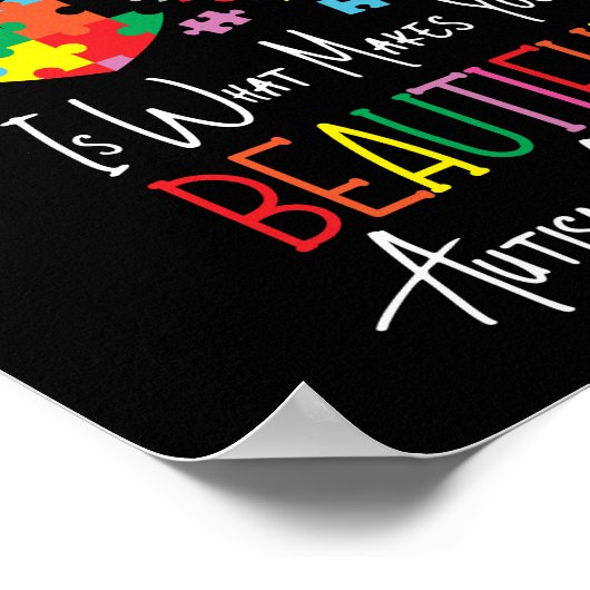 自閉症の母の息子の子の娘違うは ポスター (角)