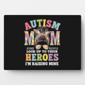 自閉症の母はヒーロー乱暴自閉症 フォトプラーク (正面)