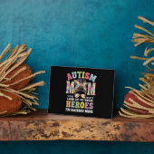 自閉症の母はヒーロー乱暴自閉症 フォトプラーク (側面)