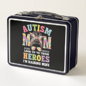 自閉症の母はヒーロー乱暴自閉症 メタルランチボックス (正面)