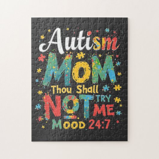 自閉症の母は私を試さない ジグソーパズル (縦)