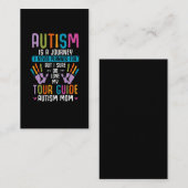 自閉症の母親の家族が自閉症の子どもを支える 名刺 (正面/裏面)