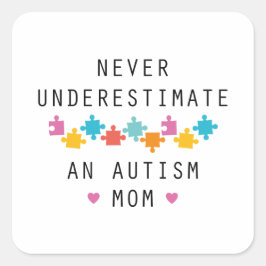 自閉症の母親を決して過小評価しない スクエアシール