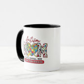 自閉症の母：通常の母のように、多くの要塞を除く マグカップ (正面左)