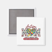 自閉症の母：通常の母のように、多くの要塞を除く マグネット (正面/裏面)