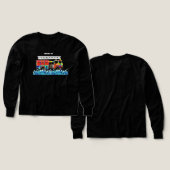 自閉症の消防車のパズル作品 (デザイン 正面＆背面)