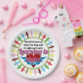 自閉症の特別教育 ペーパープレート (パーティー)