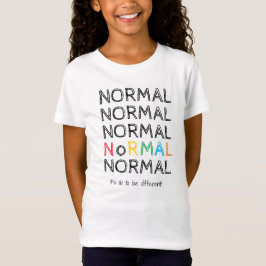 自閉症の理解 | 違うことは悪くない Tシャツ