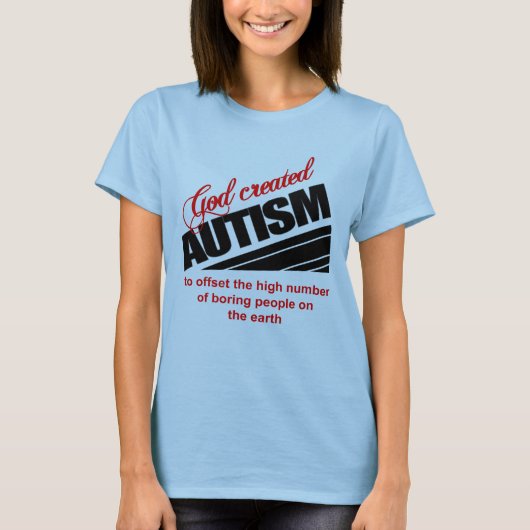 自閉症の目的 Tシャツ (正面)