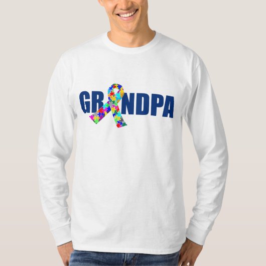 自閉症の祖父 Tシャツ (正面)