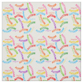 自閉症の繰り返し言葉 ファブリック (見本)