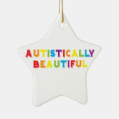 自閉症の美しさ セラミックオーナメント (右)