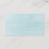 自閉症の自閉症の忍耐の親切情報 名刺 (裏面)