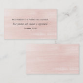 自閉症の自閉症の忍耐の親切情報 名刺 (正面/裏面)