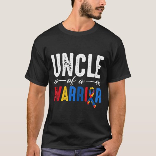 自閉症の自閉症意識の贈り物の叔父 Tシャツ (正面)