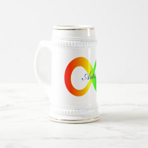 自閉症の虹 ビールジョッキ