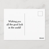 自閉症の親は決して諦めない ポストカード (裏面)