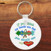 自閉症の親 キーホルダー (正面)