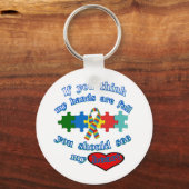 自閉症の親 キーホルダー (正面)