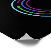 自閉症の認知月の神経祝多様性 ポスター (角)