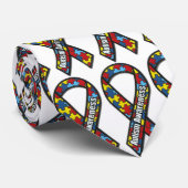 自閉症の認識度のタイ ネクタイ (ロール)