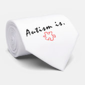 自閉症の認識度のタイ ネクタイ (ロール)