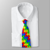 自閉症の認識度のパズルのタイ ネクタイ (タイ)