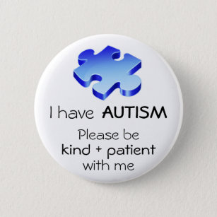 自閉症の認識度のラペルピン-ボタン 缶バッジ