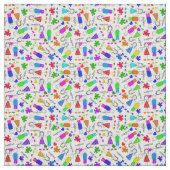 自閉症の認識度の子供のパズルの部分 ファブリック (見本)