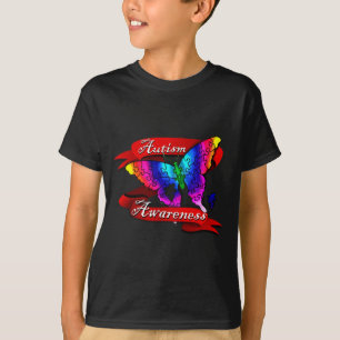 自閉症の認識度の旗 Tシャツ