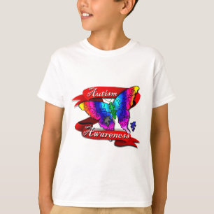 自閉症の認識度の旗 Tシャツ
