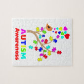 自閉症の認識度の木 ジグソーパズル (横)