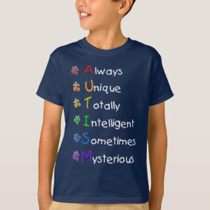自閉症の認識度の独占記事プロダクト! Tシャツ