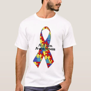 自閉症の認識度のTシャツ Tシャツ