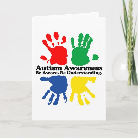 自閉症の認識度 カード (正面)