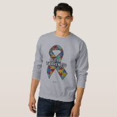 自閉症の認識度 スウェットシャツ (正面フル)