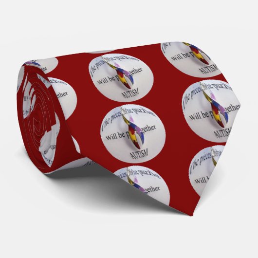 自閉症の認識度 ネクタイ (ロール)