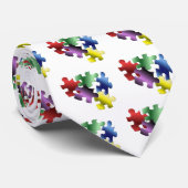 自閉症の認識度 ネクタイ (ロール)
