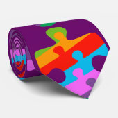 自閉症の認識度 ネクタイ (ロール)